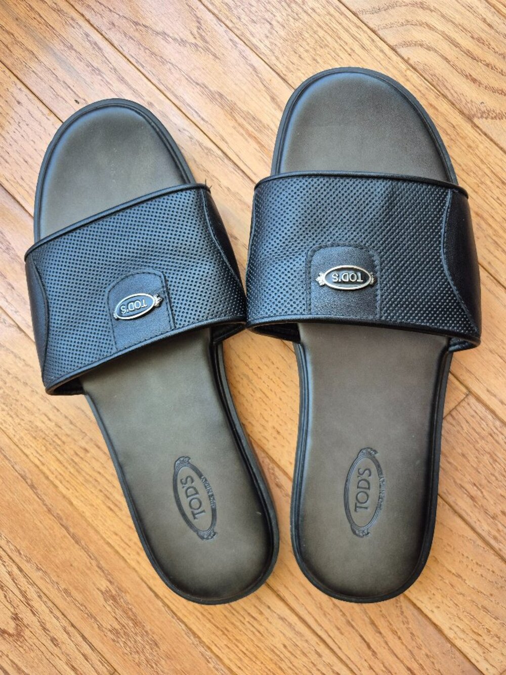 Tod's Slide Sandals Black 11